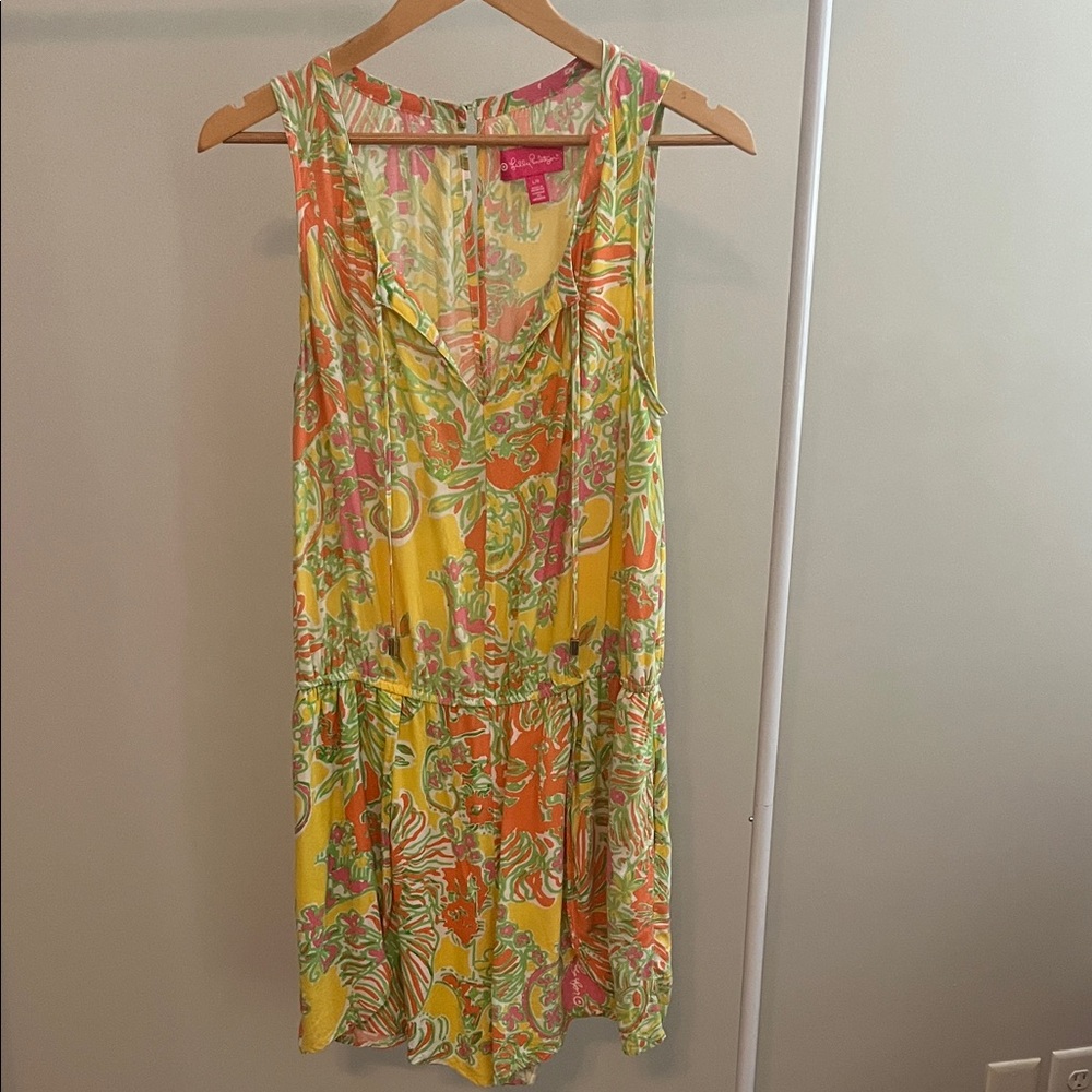 Lilly Pulitzer Colorful Floral Romper